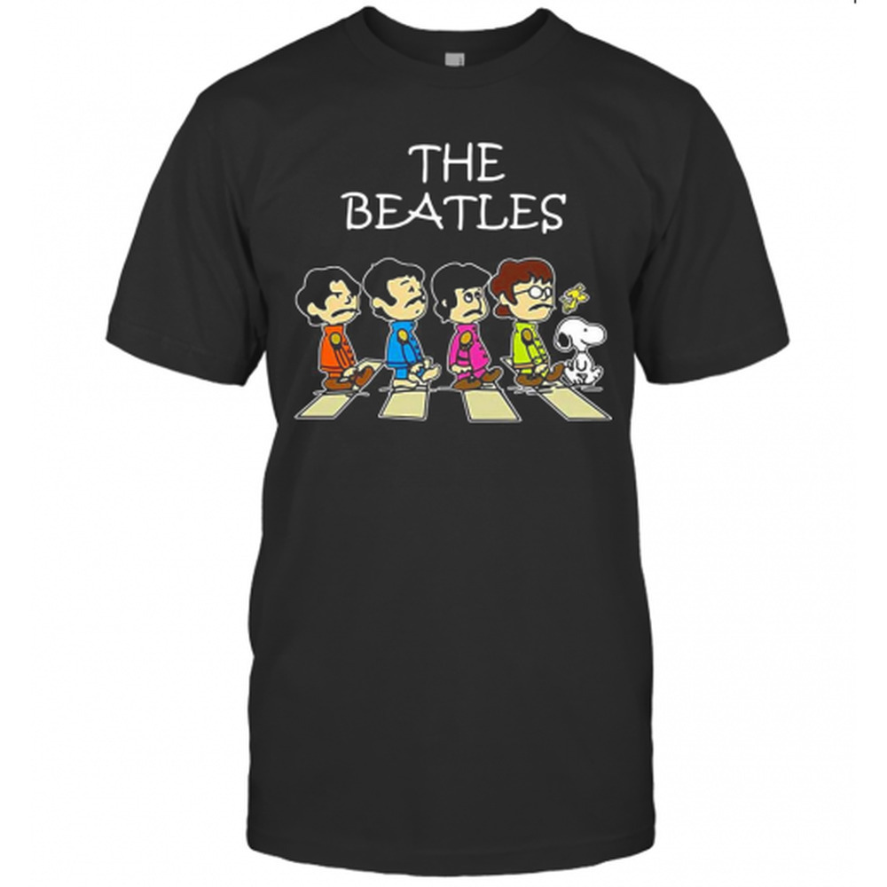 The Beatles Peanuts Abbey Road T-Shirt